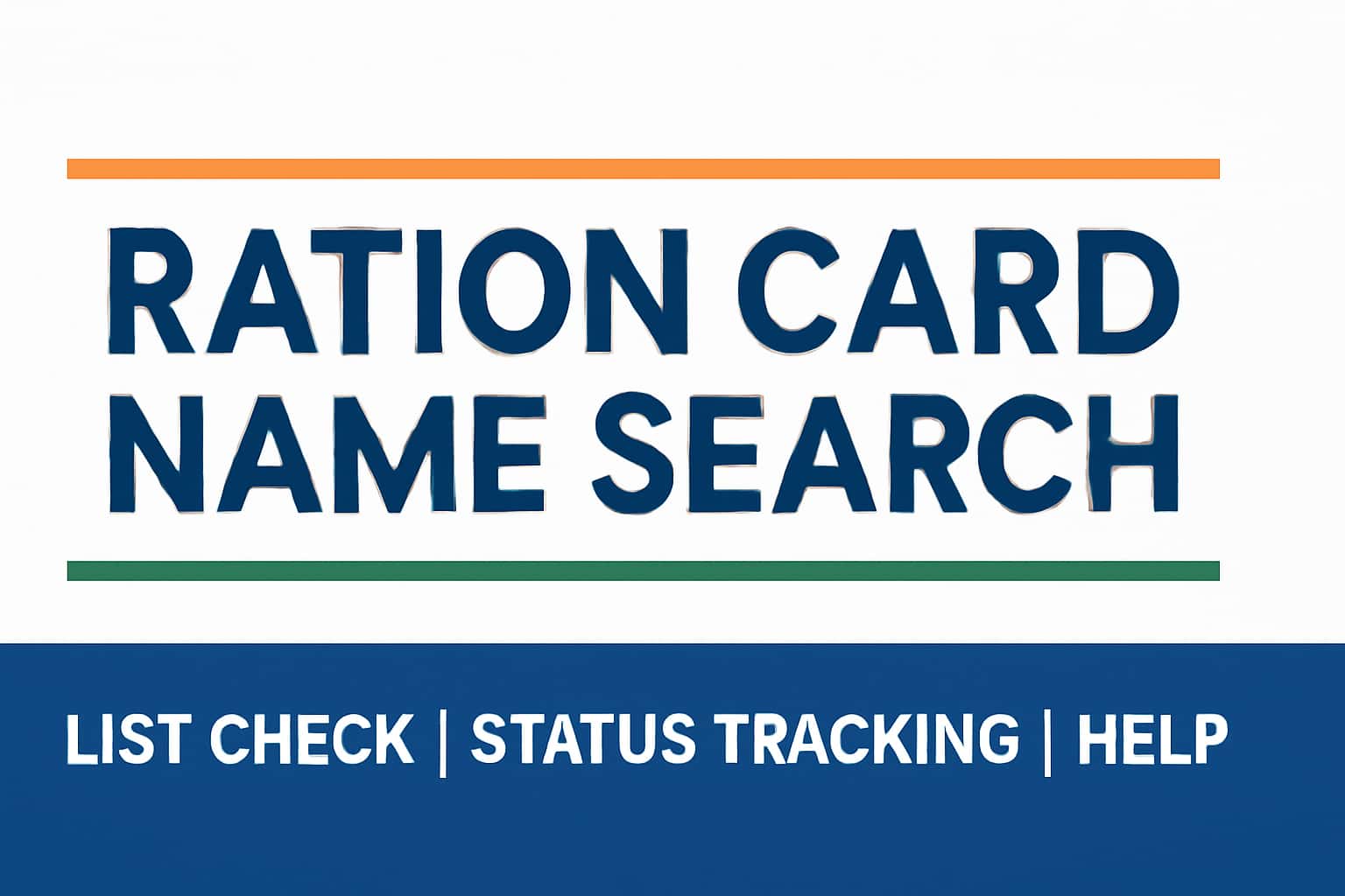Ration Card Name Search | List Check, Status Tracking, Help