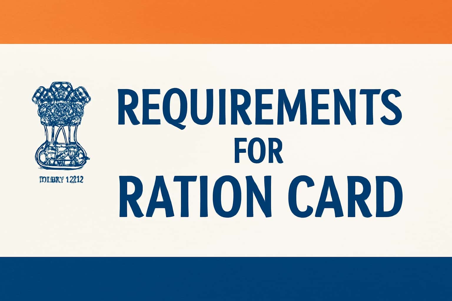 Requirements for Ration Card