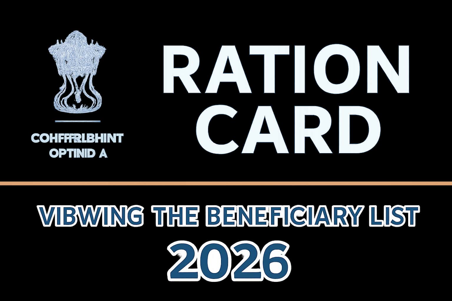 Ration Card: Viewing the Beneficiary List (2026)